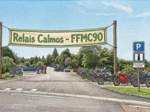 Relais Calmos au Ballon d’Alsace le 26 juillet.